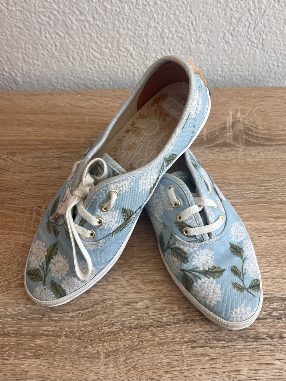 Keds x Rifle Paper Co. Champion Floral Hydrangea Sneakers - size 5